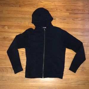 Robert Geller Seconds black zip hoodie - M